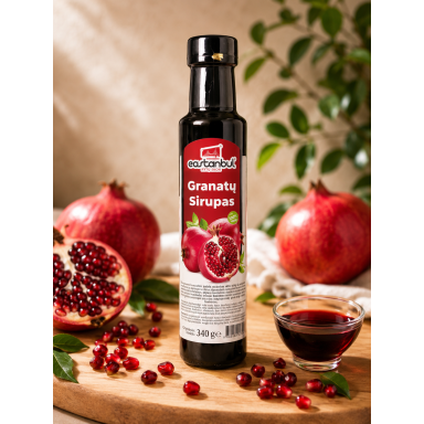 100% granatų sirupas 100% granatų sirupas