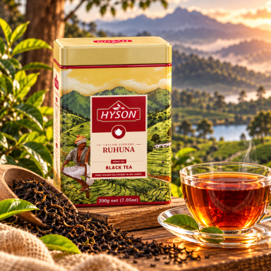 HYSON Ceylon Supreme Ruhuna – stipraus charakterio juodoji arbata HYSON Ceylon Supreme Ruhuna – stipraus charakterio juodoji arbata