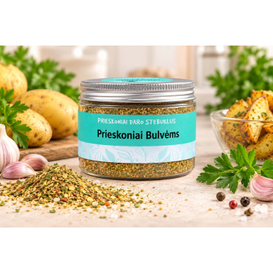 Prieskonių mišinys bulvėms be druskos Prieskonių mišinys bulvėms be druskos