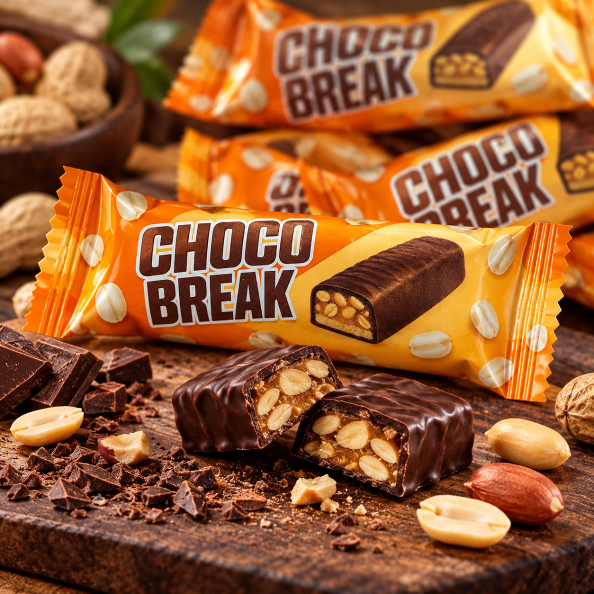 Batonėlis "CHOKO BREAK", 1 vnt.