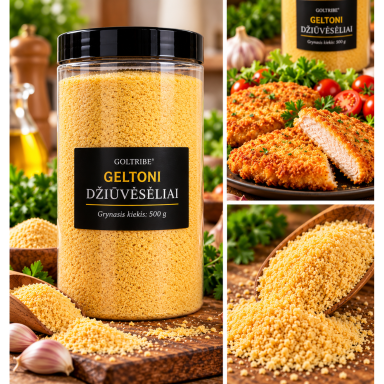 Džiūvėsėliai GELTONI