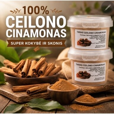 CINAMONAS, 100% Ceilono