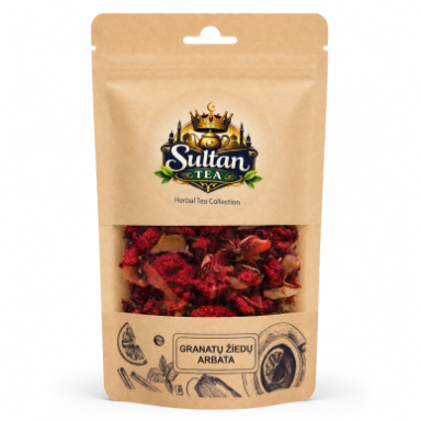 Granatų žiedų arbata SULTAN TEA, 50 g Granatų žiedų arbata SULTAN TEA, 50 g