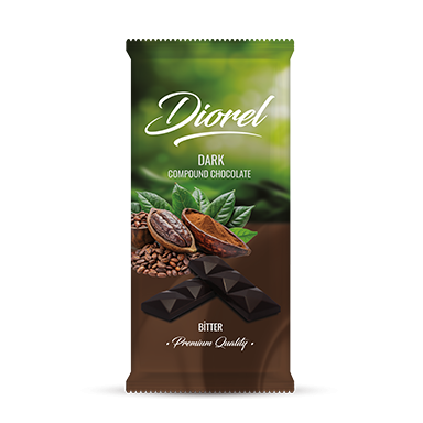 Juodasis šokoladas DIOREL, 80 g