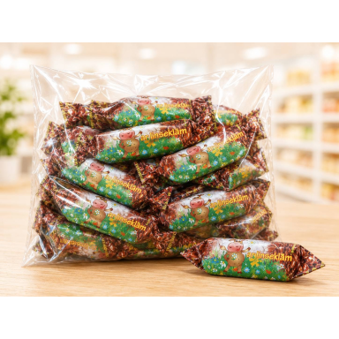 Saldainiai „KARVUTĖ“ su linų sėmenimis, 500 g Saldainiai „KARVUTĖ“ su linų sėmenimis, 500 g