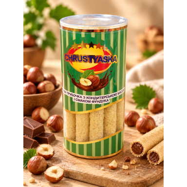 Kukurūzų lazdelės su šokoladiniu riešutų įdaru, 240 g