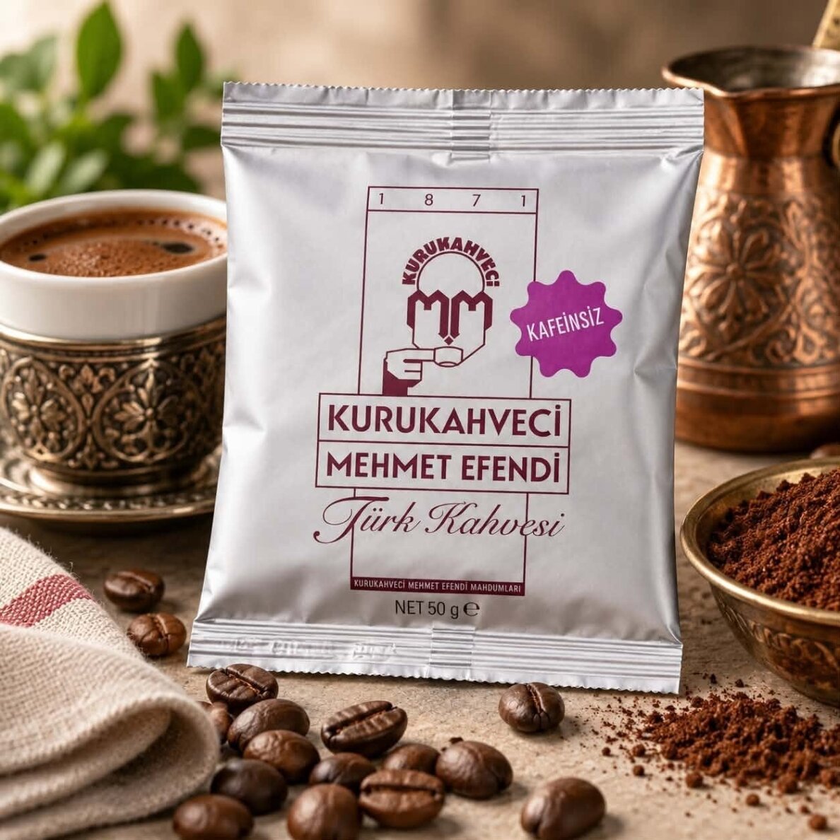 Malta kava KURUKAHVECI Mehmet Efendi be kofeino 50g.