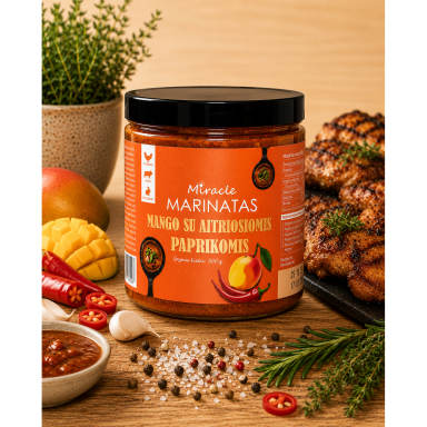 Marinatas MANGO SU AITRIOSIOMIS PAPRIKOMIS