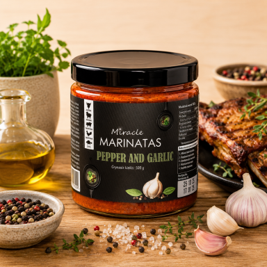 Marinatas PAPPER AND GARLIC