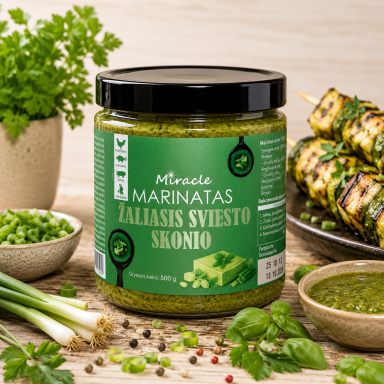 Marinatas ŽALIASIS SVIESTO SKONIO