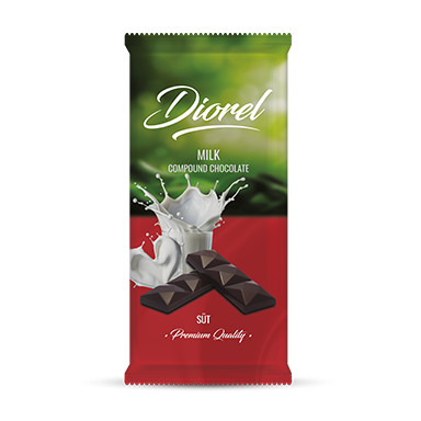Pieninis šokoladas DIOREL, 80 g