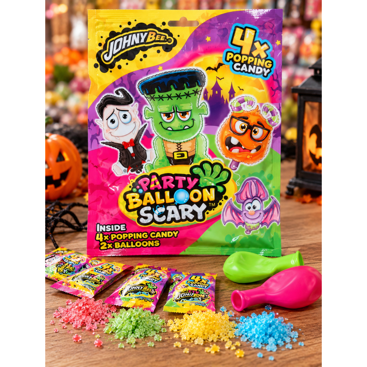 Saldumynas su siurprizu "PARTY BALLON SCARY", 1 vnt.