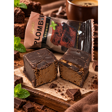 Saldainiai "BRAUNI PLOMBYRAS", 200 g Saldainiai "BRAUNI PLOMBYRAS", 200 g
