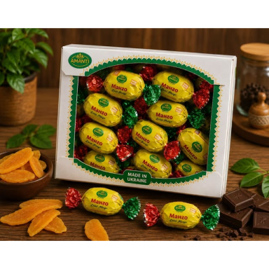 Saldainiai Mango šokolade