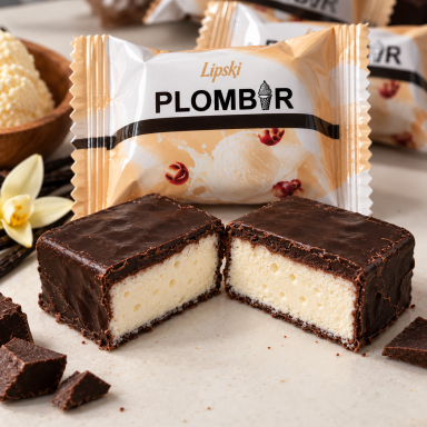 Saldainiai "VANILINIS PLOMBYRAS", 200 g Saldainiai "VANILINIS PLOMBYRAS", 200 g