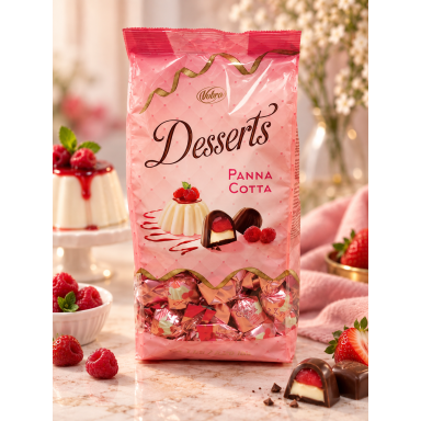 Saldainiai "VOBRO PANNA COTTA", 1 kg