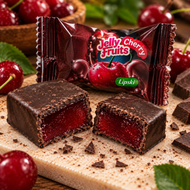 Saldainiai "VYŠNIŲ ŽELE", 200 g Saldainiai "VYŠNIŲ ŽELE", 200 g