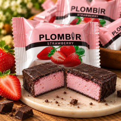 Saldainiai "BRAŠKINIS PLOMBYRAS", 200 g Saldainiai "BRAŠKINIS PLOMBYRAS", 200 g