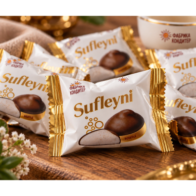 Saldainiai "SUFLE", 200 g Saldainiai "SUFLE", 200 g