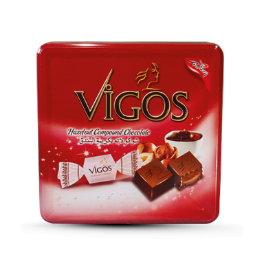 Šokoladiniai batonėliai su lazdynų riešutų skoniu Vigos, 600g