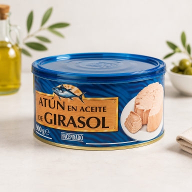 Tunas saulėgrąžų aliejuje, 900g