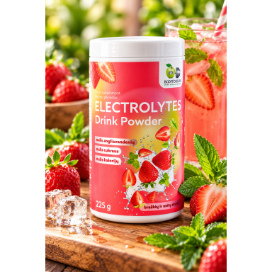 Elektrolitai "Braškė ir mėta", 225g