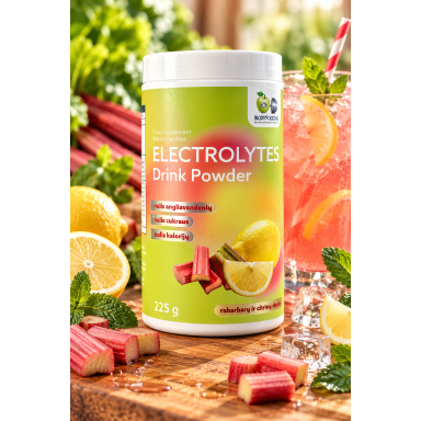Elektrolitai "Rabarbaras ir citrina", 225g