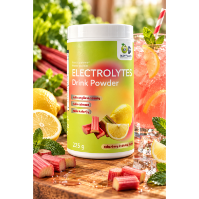 Elektrolitai "Rabarbaras ir citrina", 225g