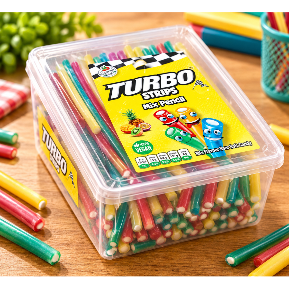 Želiniai saldainiai "TURBO MIX VIRVELĖS", 1 kg